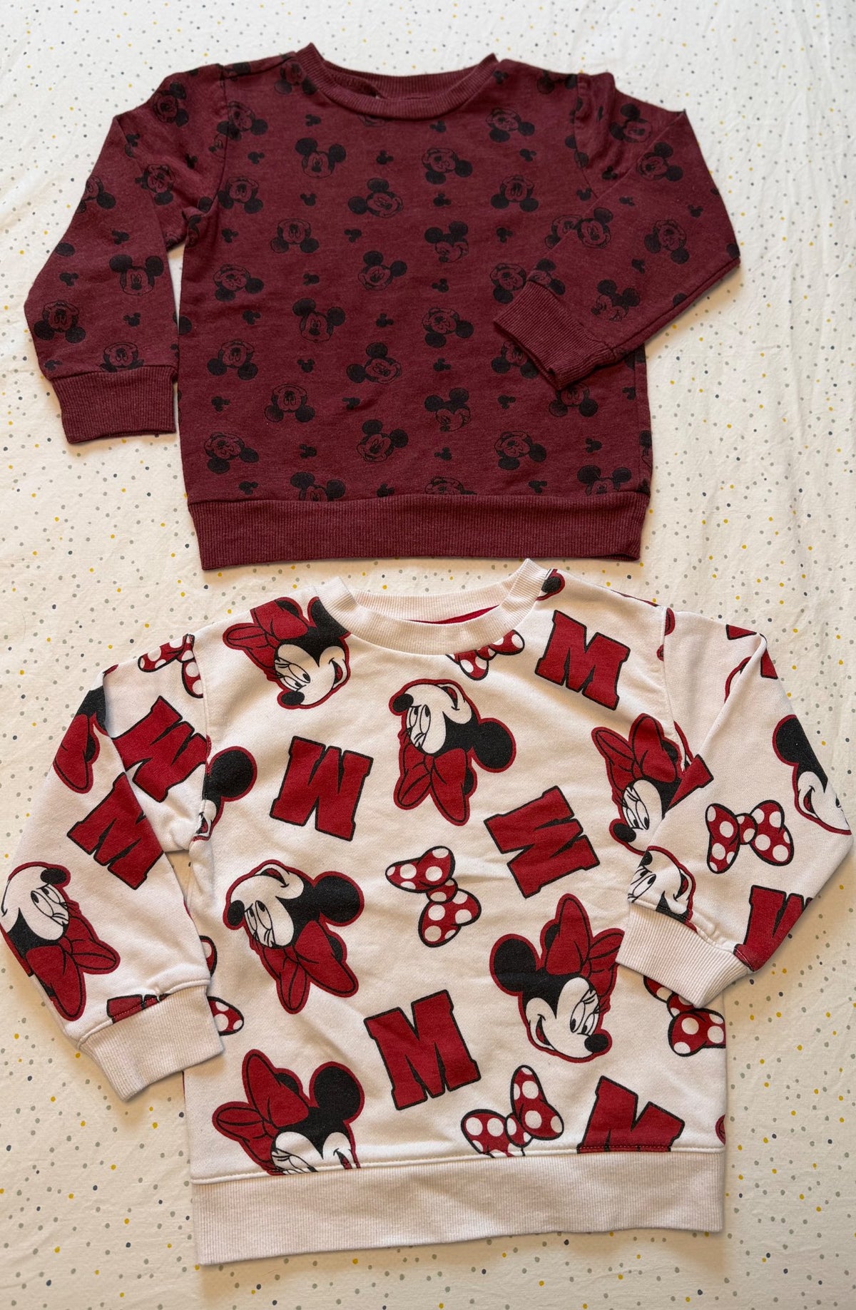 Minnie Mouse and Mickey Mouse 4T and 5T Toddler Girls Sweatshirts , Kids 4/4T