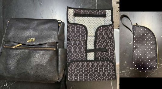 BUNDLE 3 pieces Freshly Picked Classic Mini Backpack II  + Changing pad + Insulated Baby Bottle Bag RETAIL $200 combined