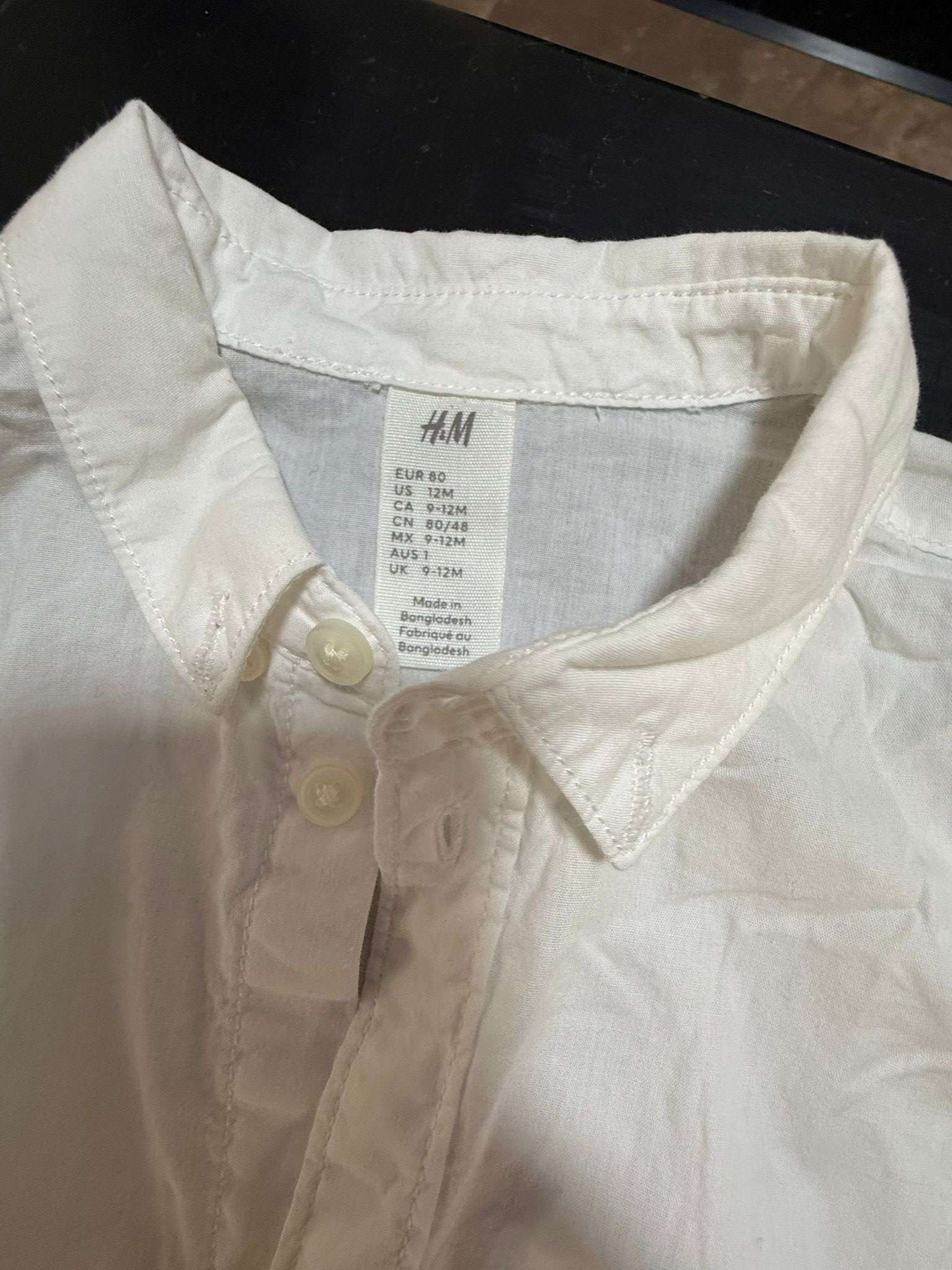 H&M 9-12M Beige 4-piece Linen Blend Suit - RETAIL: 45$ , Kids 12 Month (9-12M)