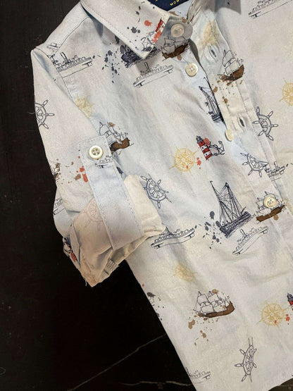 BUNDLE: Marine Shirt + Polo, Kids 12 Month (9-12M)