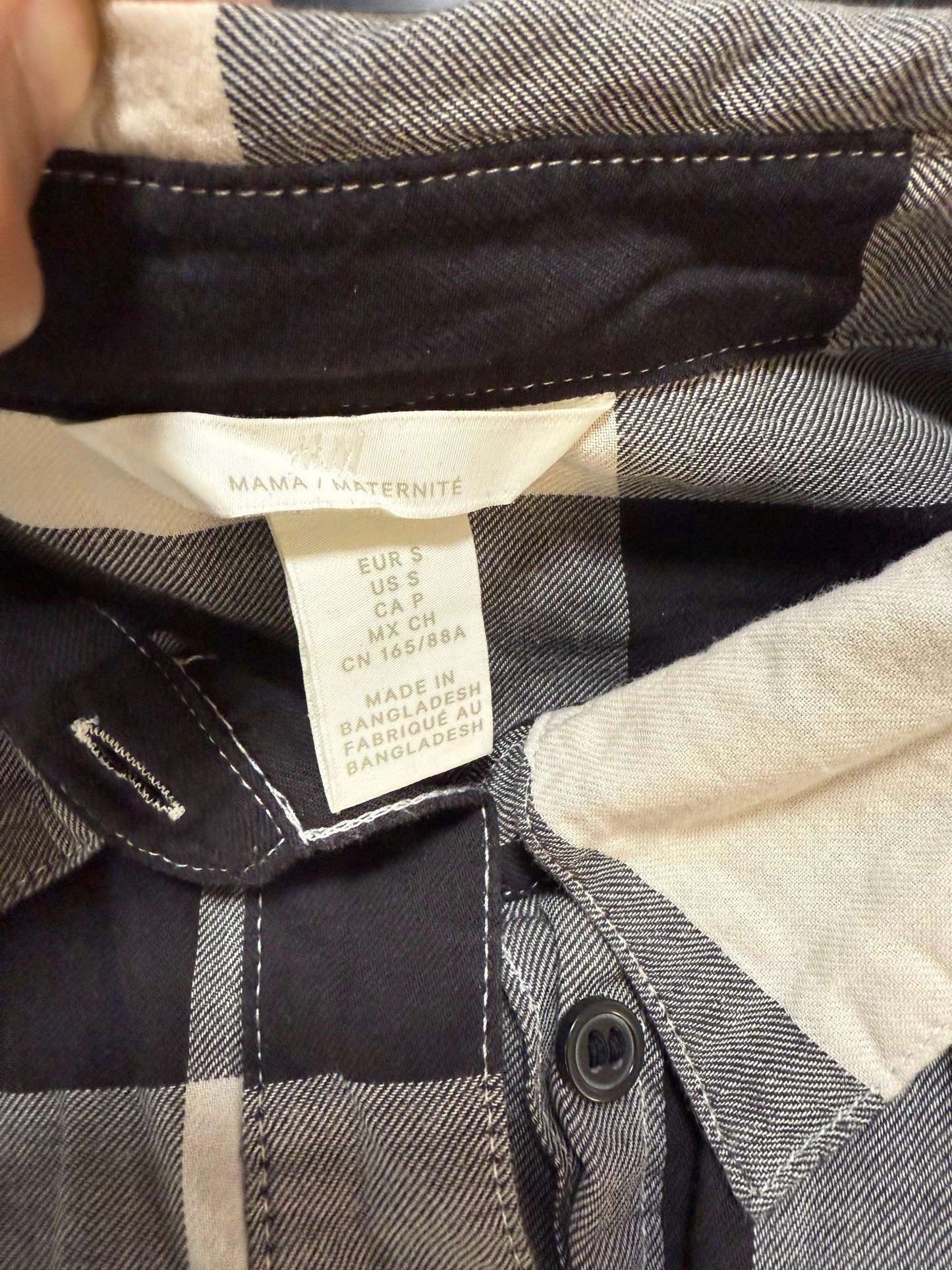 H&M Women Maternity Shirt Long sleeve - Size SMALL , Maternity S (4-6)