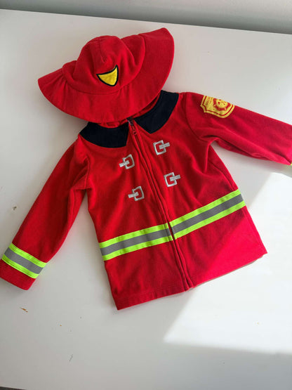 Carter's Halloween 24 Months FIREFIGHTER Fleece Jacket , Kids 24 Month (18-24M)