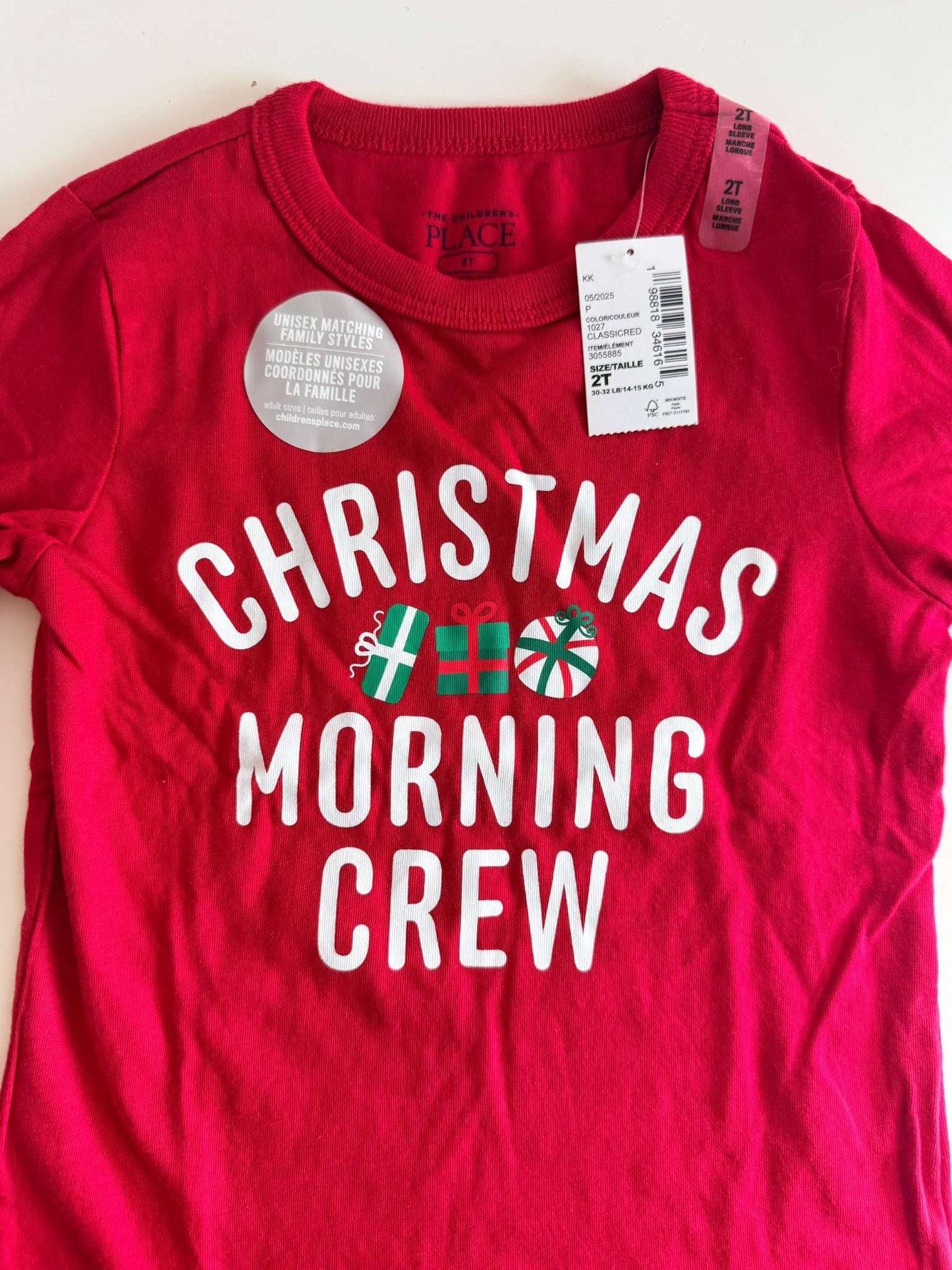 Christmas Graphic Tees, Kids 2T