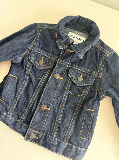 Unisex Dark-Wash Jean Jacket  - 12-18 Months, Kids 18 Month (12-18M)