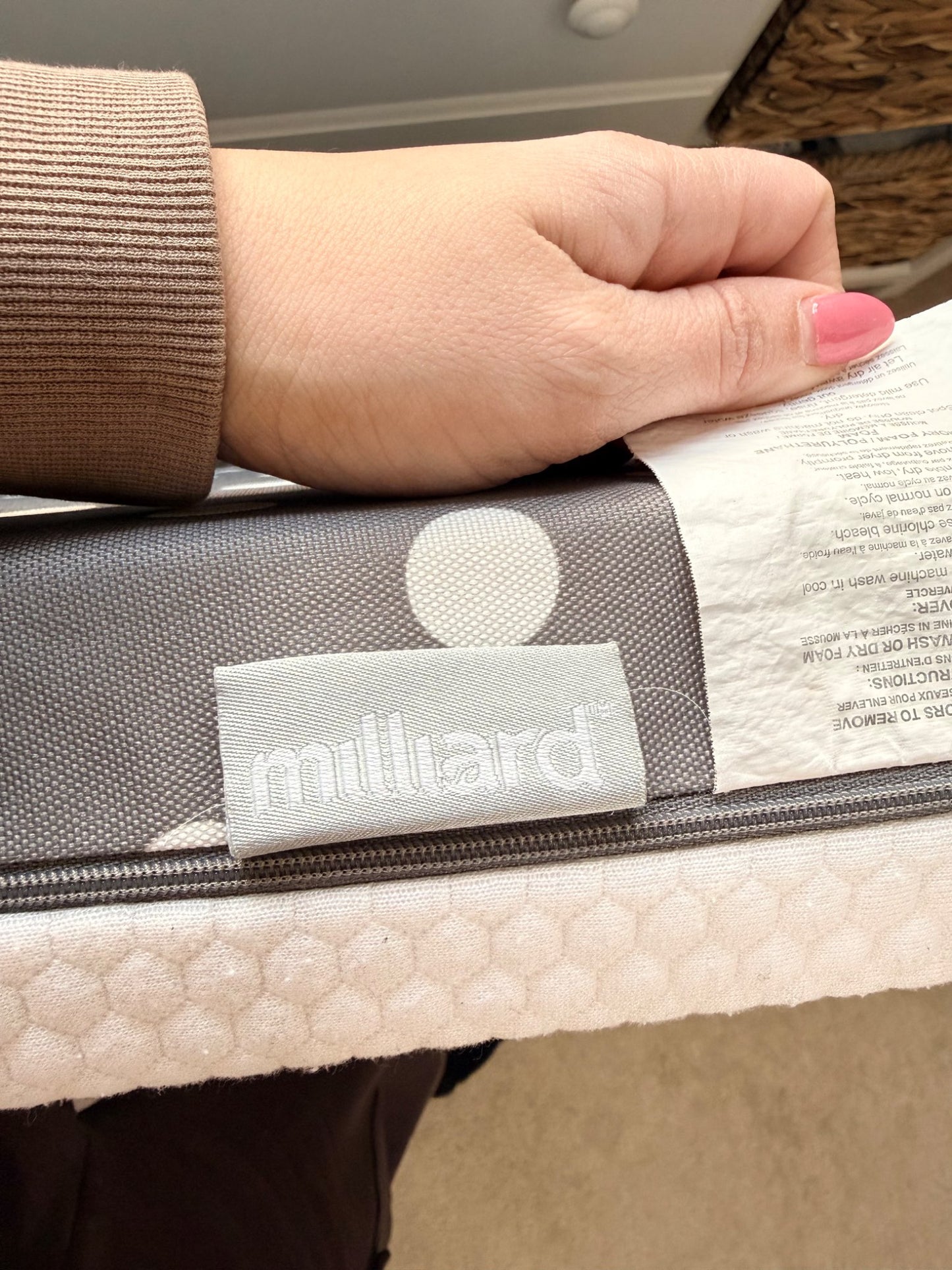 Milliard Elite Pack N' Play Mattress - Dual Sided Mattress - Soft Side for Toddlers and Firm Side for Babies