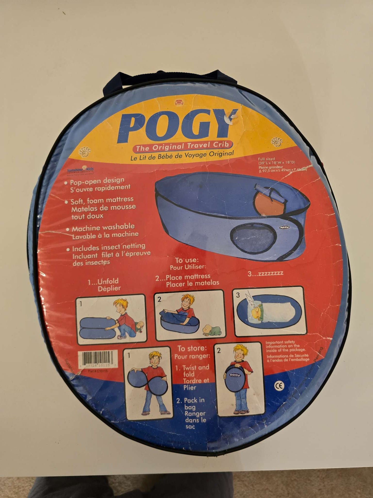 POGY The Original Travel Crib RETAIL $50