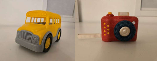 BUNDLE BUS TOY+WOODEN CAMERA