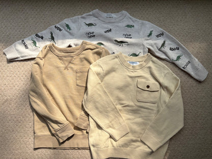 Bundle - beige sweaters/tops, size 4, Kids 4/4T