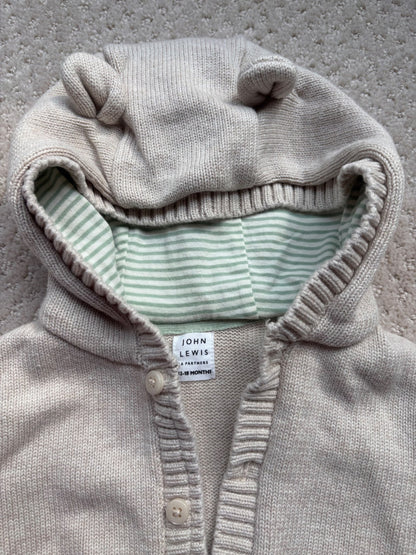 UK 🇬🇧 brand - John Lewis - knitted jacket with sheep, 12-18m , Kids 18 Month (12-18M)