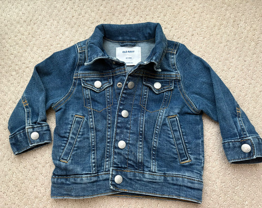 Old Navy - denim jacket, 12-18months, Kids 18 Month (12-18M)