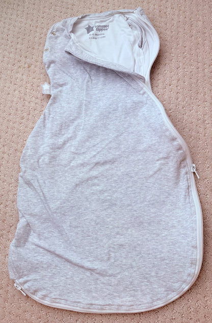 Tommee Tippee - 0-4m sleep sac, grey, 0-3 Months (Newborn)