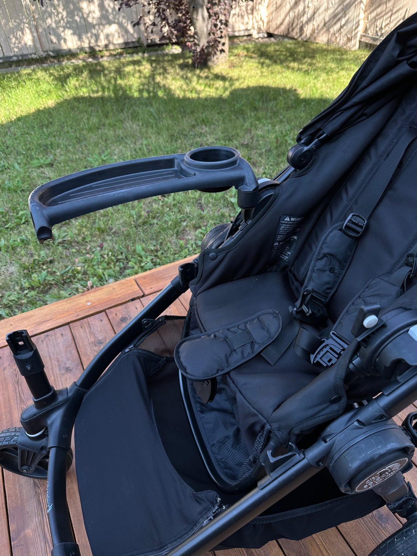 Baby Jogger City Select Double Stroller – All Black