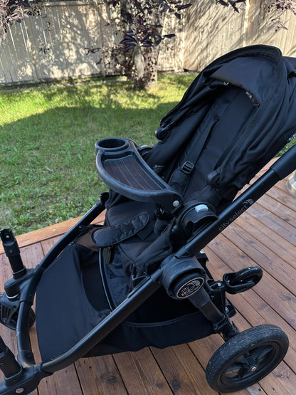 Baby Jogger City Select Double Stroller – All Black