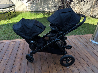 Baby Jogger City Select Double Stroller – All Black