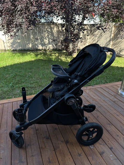 Baby Jogger City Select Double Stroller – All Black