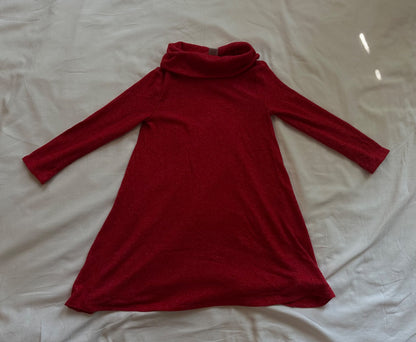 Red long sleeve dress, Kids 4/4T