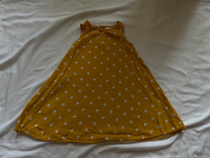 Yellow polka dot dress, Kids 5/5T