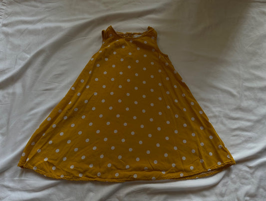 Yellow polka dot dress, Kids 5/5T