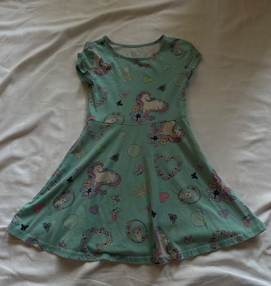 Colorful horse skater dress, Kids 5/5T