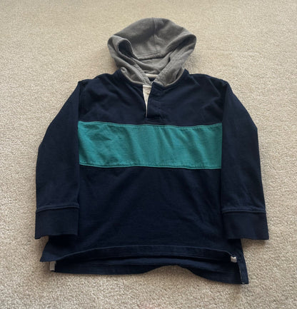 Old navy blue/green sweater with hood, Kids 8