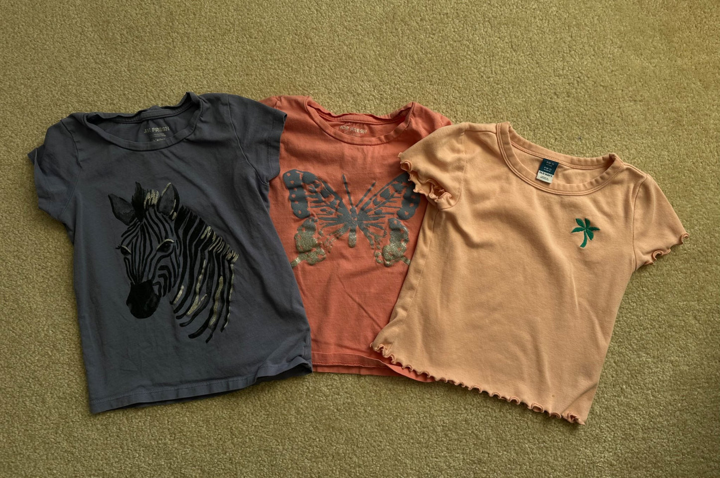 Girls short sleeve shirts small, Kids 6/6X