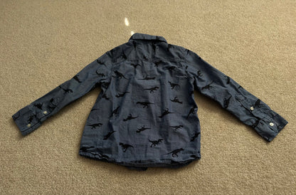 Boys Dinosaur button up, Kids 4/4T