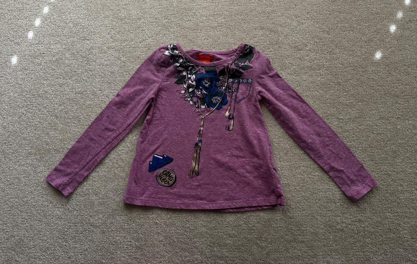 Girls long sleeve shirt bundle, Kids 6/6X
