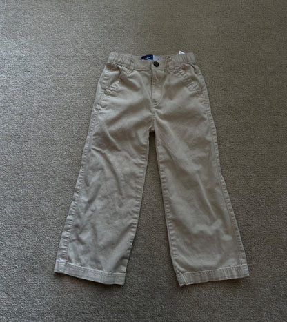 Old navy cream cropped pants , Kids 8