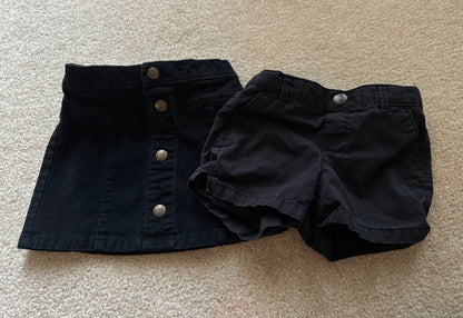 Girls short and skirt bundle, Kids 4/4T