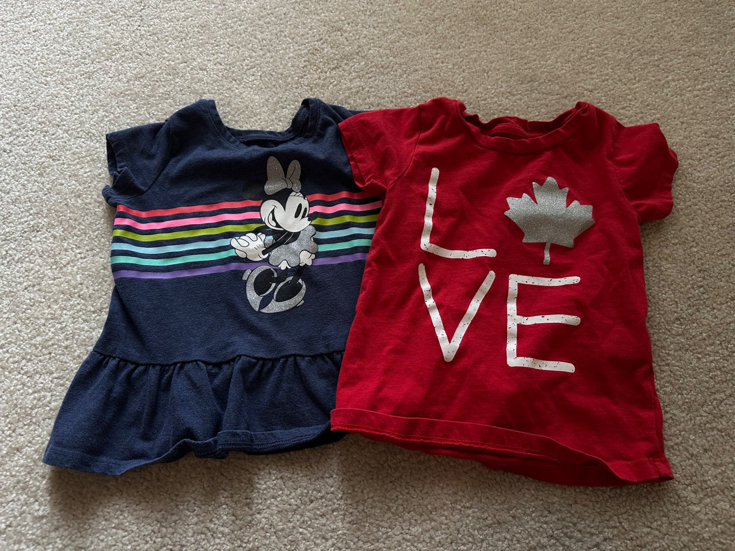 Girls short sleeve shirts, Kids 4/4T