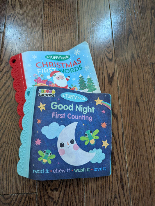 2 Tuffy books - washable books