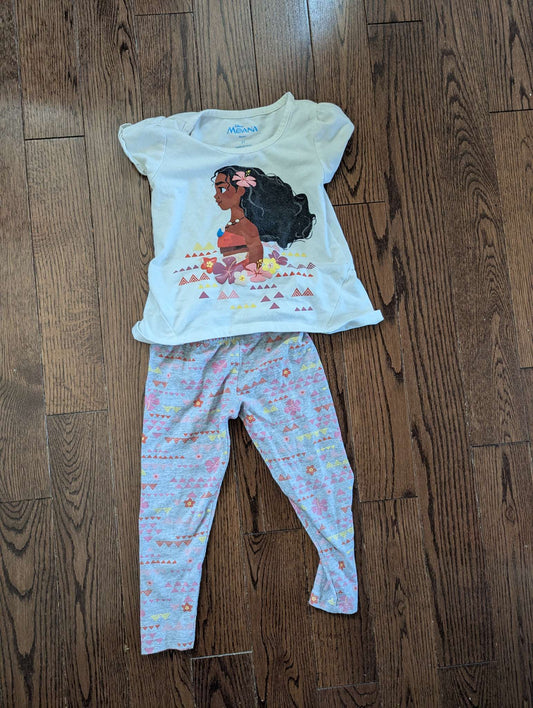 2 piece Moana outfit , Kids 2T