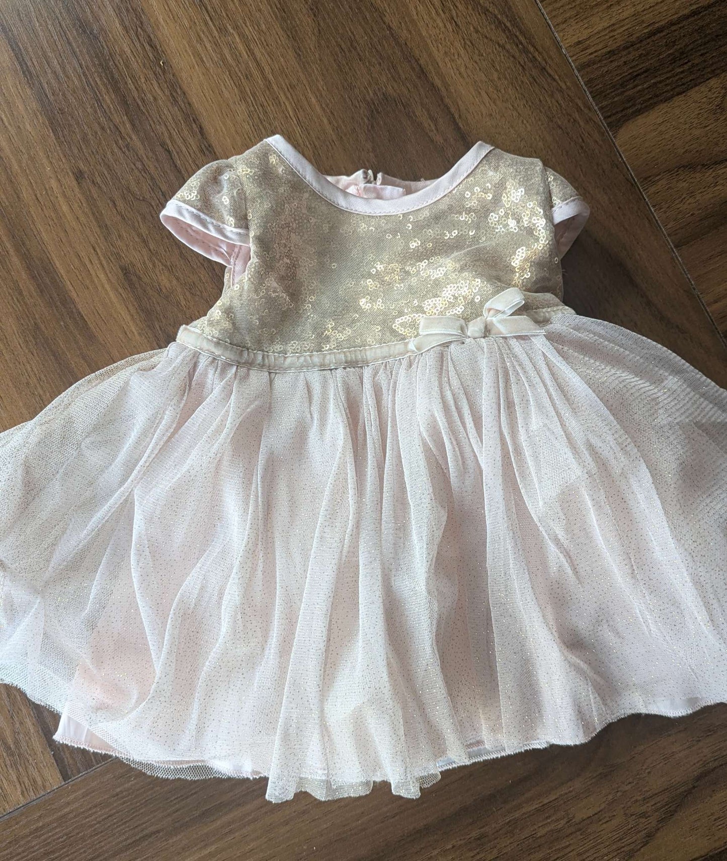 Sugar Plum Baby Girl Holiday Dress 0-3 Months, Kids 3 Month (0-3M)