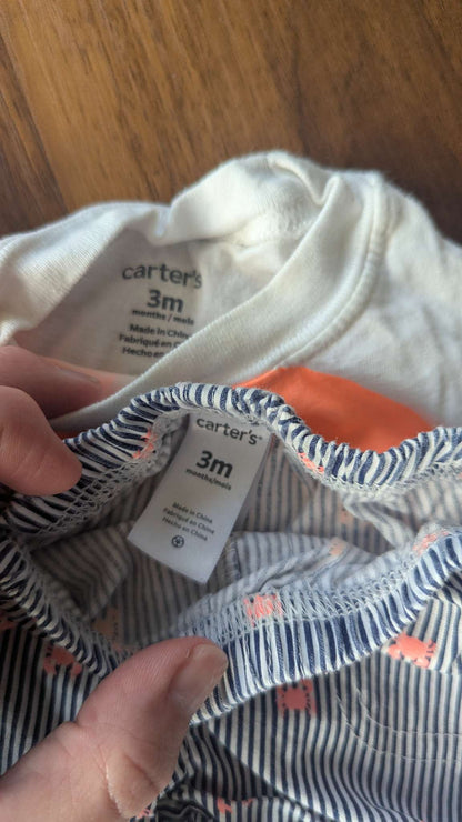 Carter's set - 3 months , Kids 3 Month (0-3M)