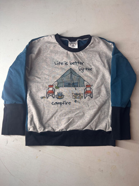 Life is better by the campfire sweatshirt 1-3yr, Kids 18 Month (12-18M)