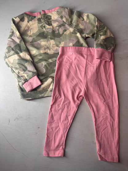 Girls camo/pink outfit 18mo, Kids 18 Month (12-18M)