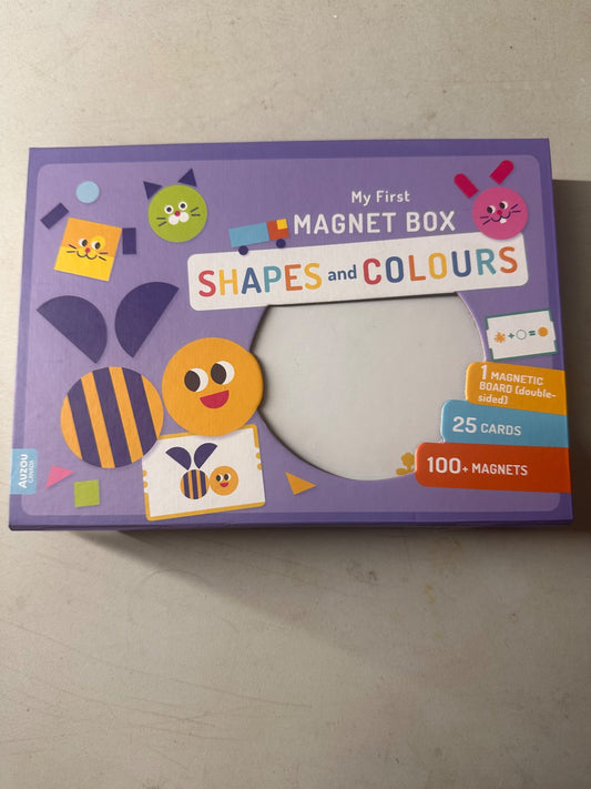 My first magnet box - shapes 3+