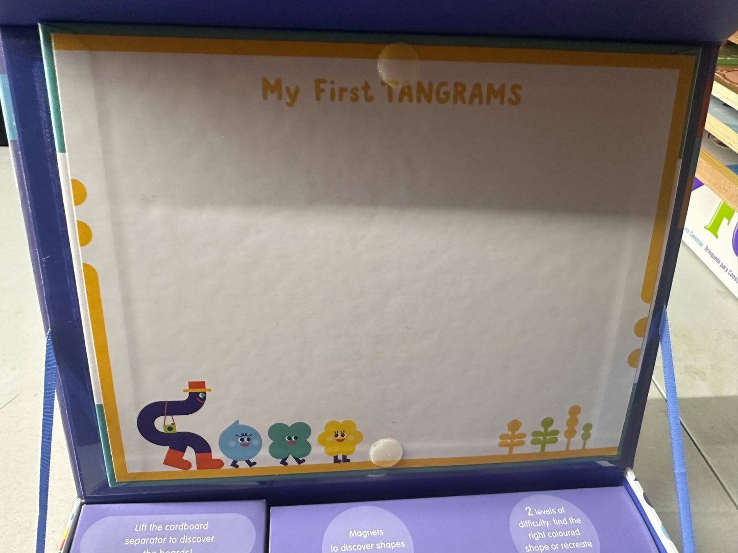My first magnet box - shapes 3+