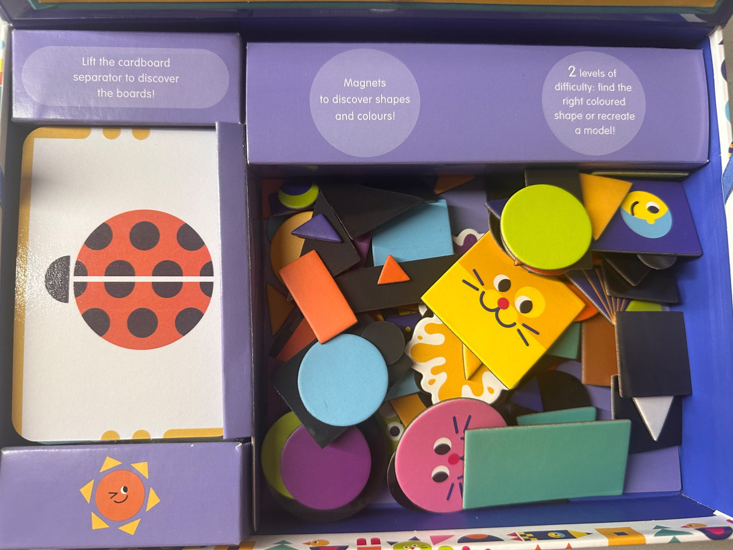 My first magnet box - shapes 3+