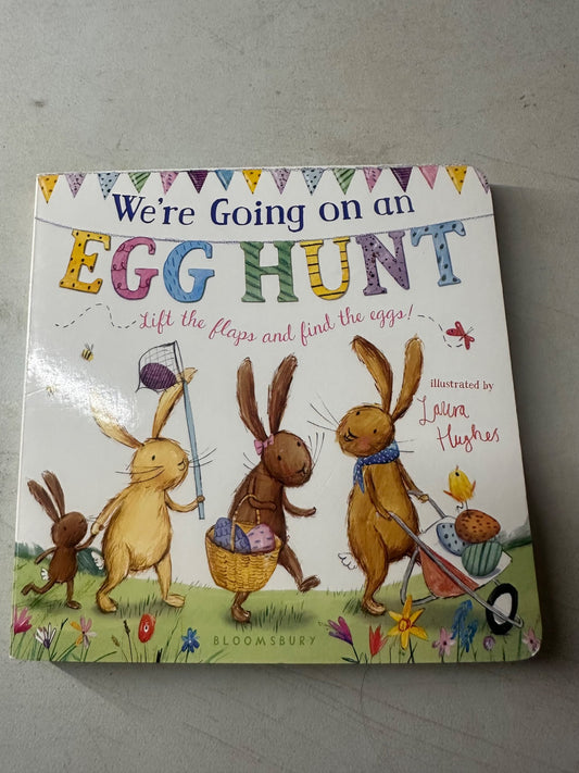We are going on an egg hunt board book