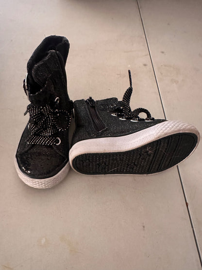 Glittery high top runners size 4, Shoes 4 (Baby: 0-12 mth)