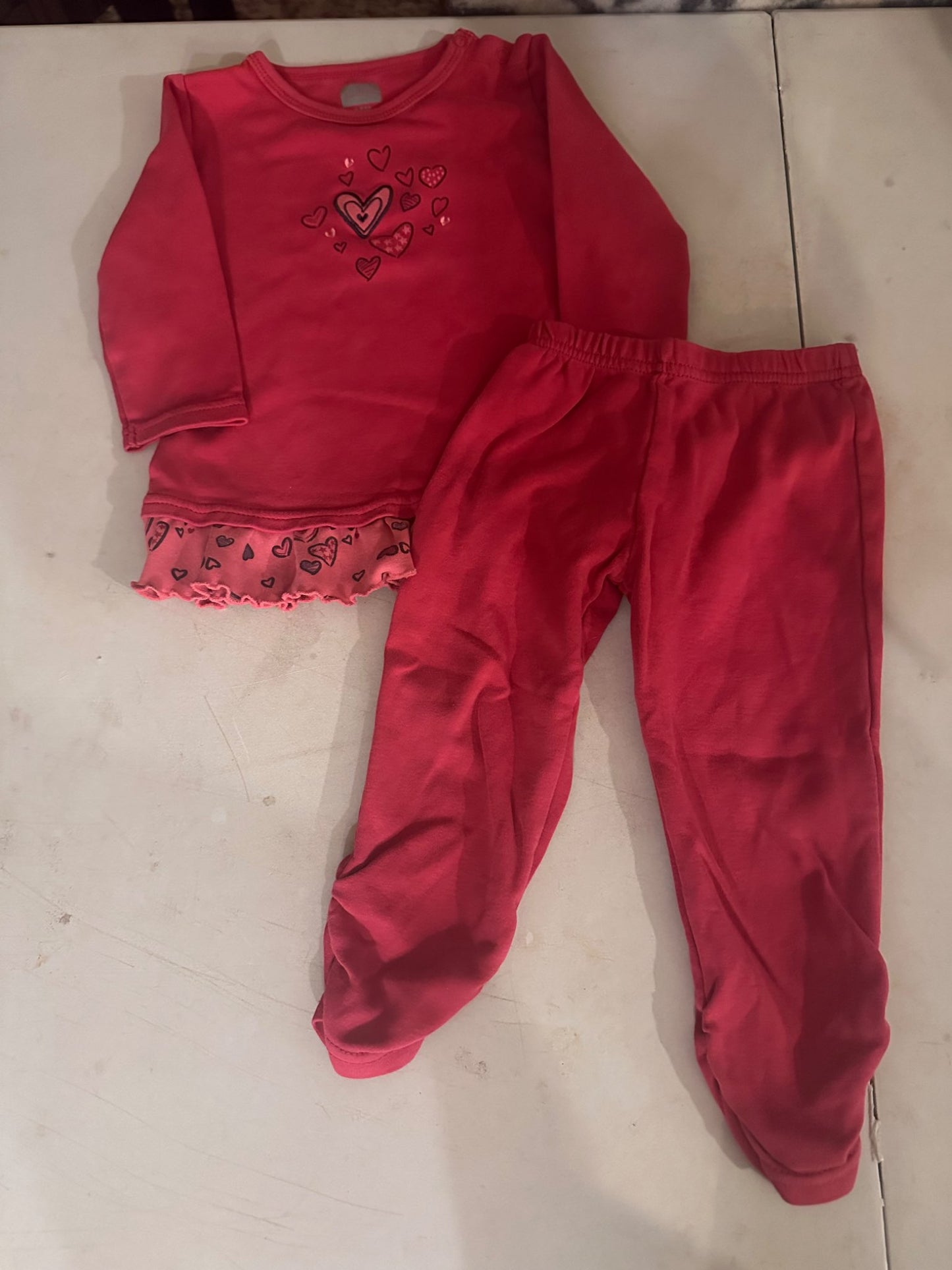 Matching shirt and leggings size 24mo, Kids 24 Month (18-24M)