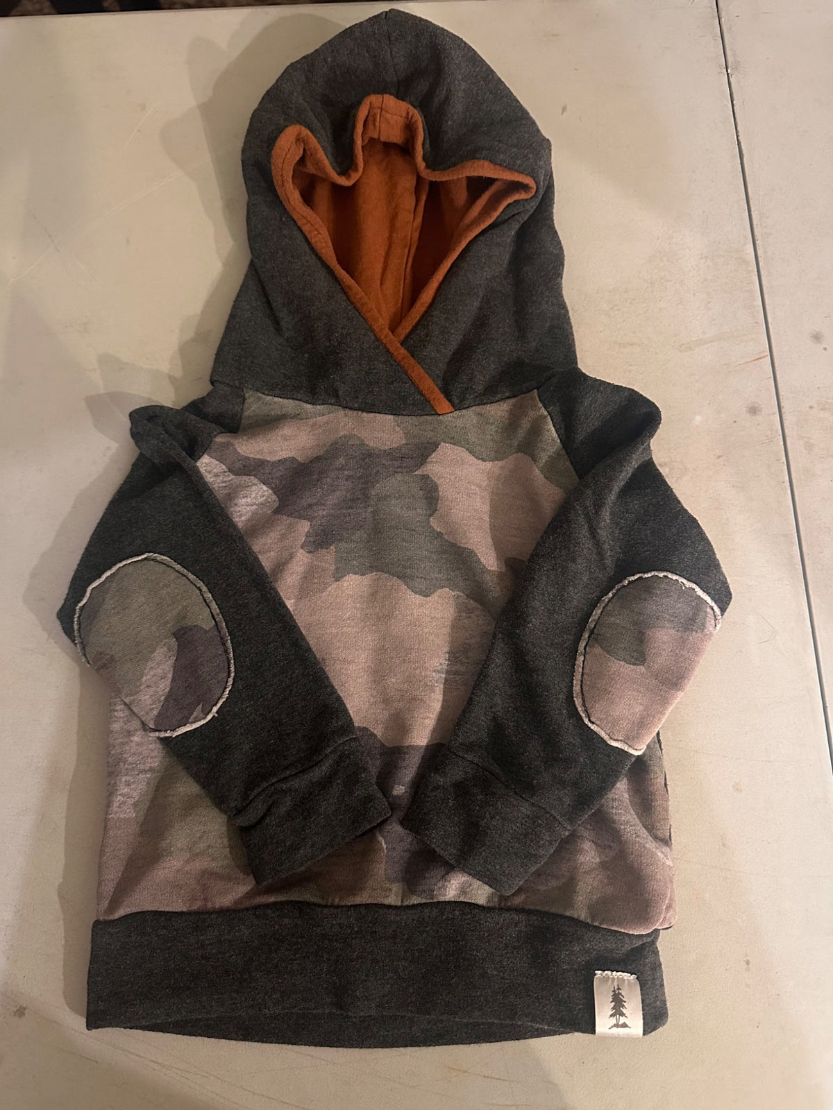 Camo hoodie, size 6-12mo, Kids 9 Month (6-9M)