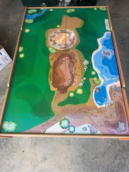 University of imagination train table