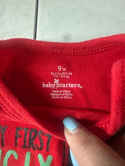 My first ugly sweater onesie size 9mo, Kids 9 Month (6-9M)