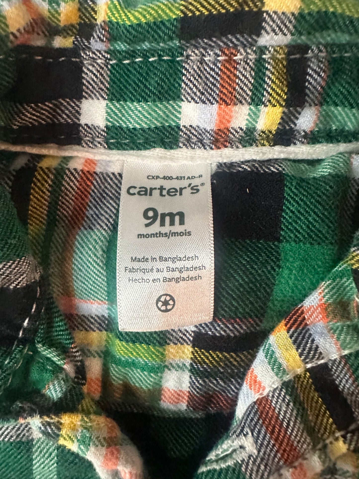 Flannel shirts size 6-9mo, Kids 9 Month (6-9M)