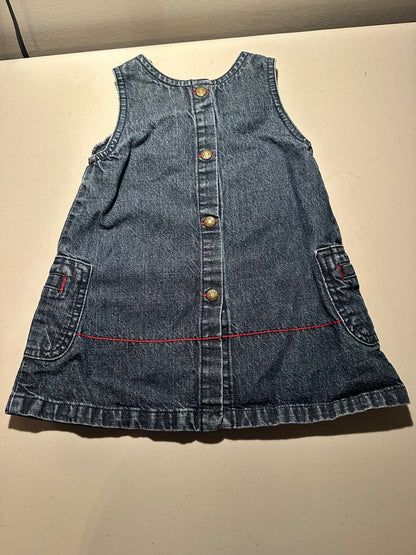 Embroidered jean dress 9-12mo, Kids 12 Month (9-12M)
