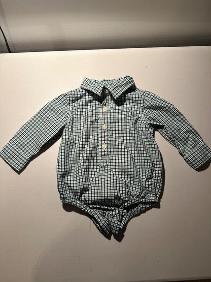 Gap collared onesie 6-12mo, Kids 9 Month (6-9M)