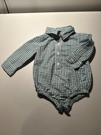 Gap collared onesie 6-12mo, Kids 9 Month (6-9M)
