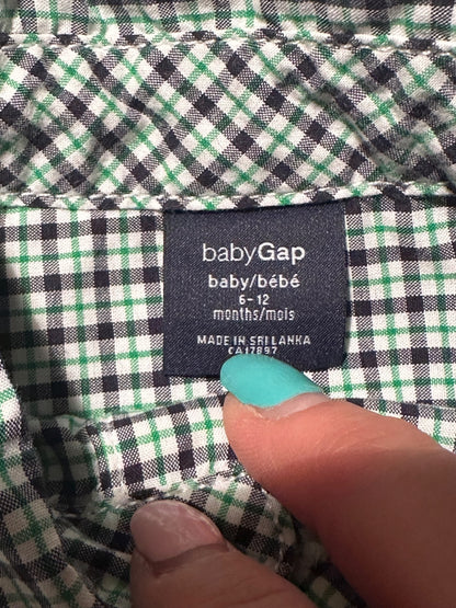 Gap collared onesie 6-12mo, Kids 9 Month (6-9M)